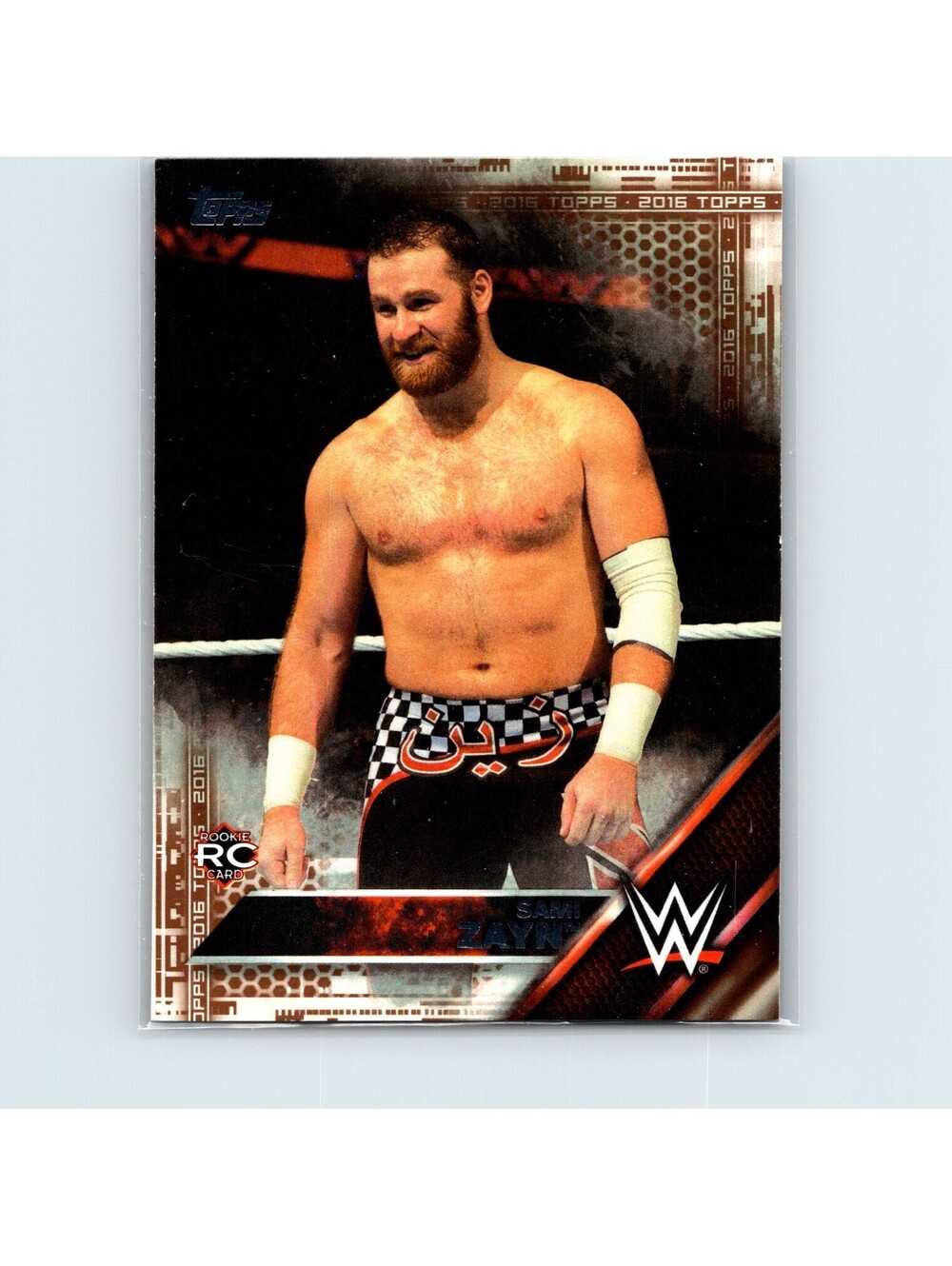 2016 Topps WWE Then Now Forever Sami Zayn RC #140 Bronze